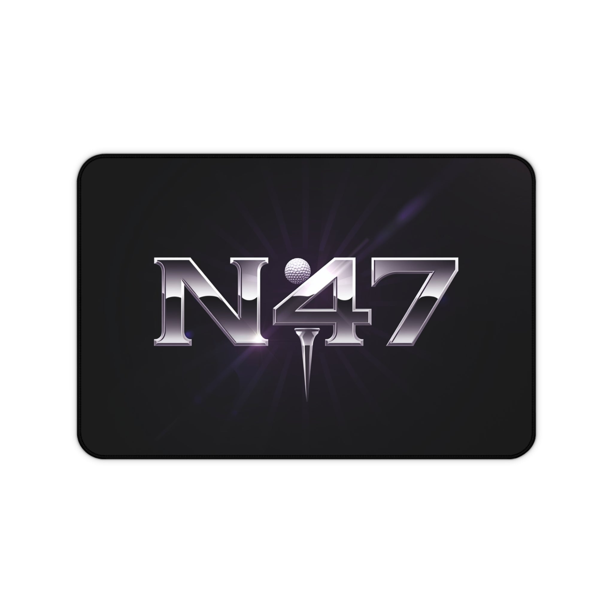 🖥️ Alfombrilla Escritorio Gaming N47 | Logo Metálico Golf Superficie Premium