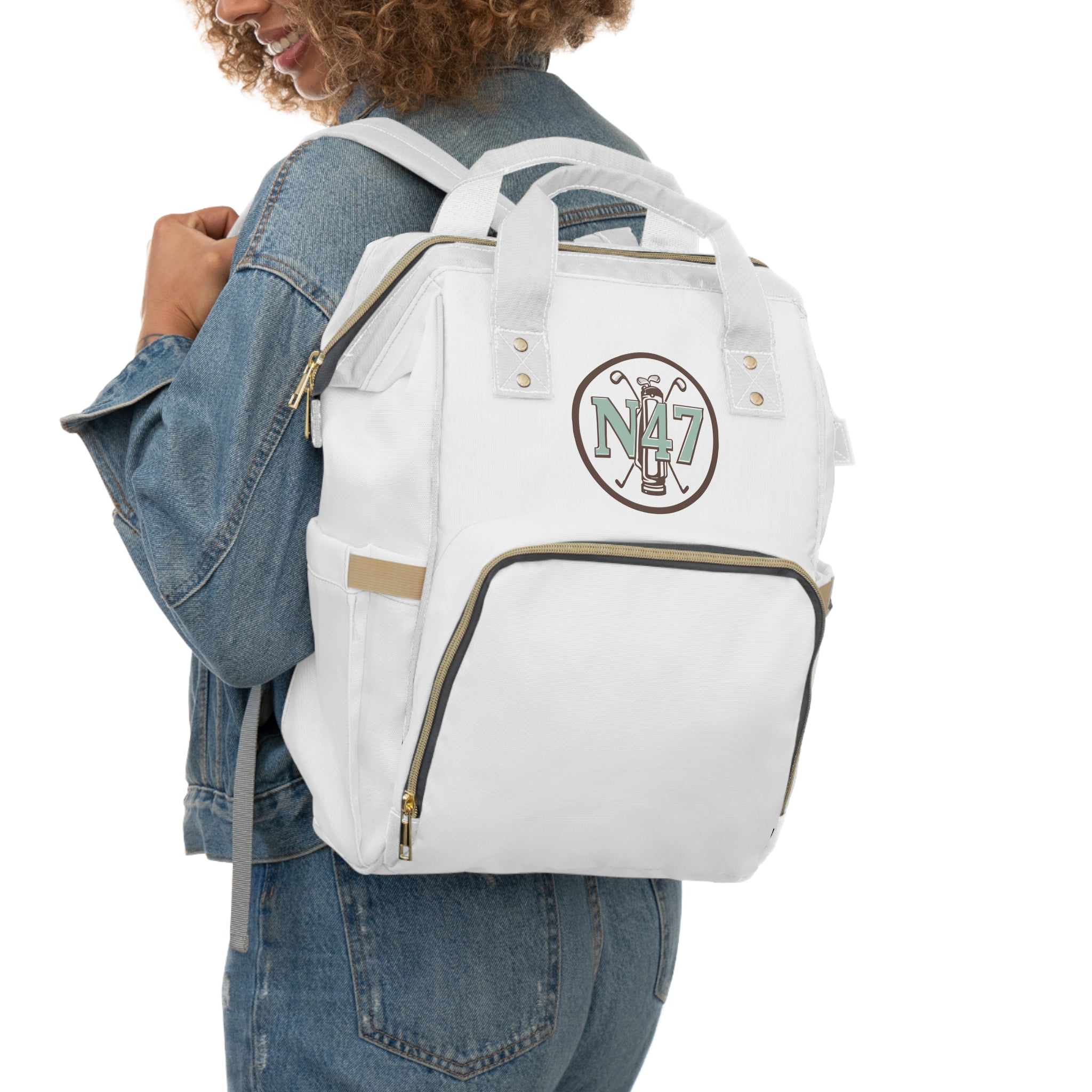 N47 Golf-Inspired Multifunctional Diaper Backpack