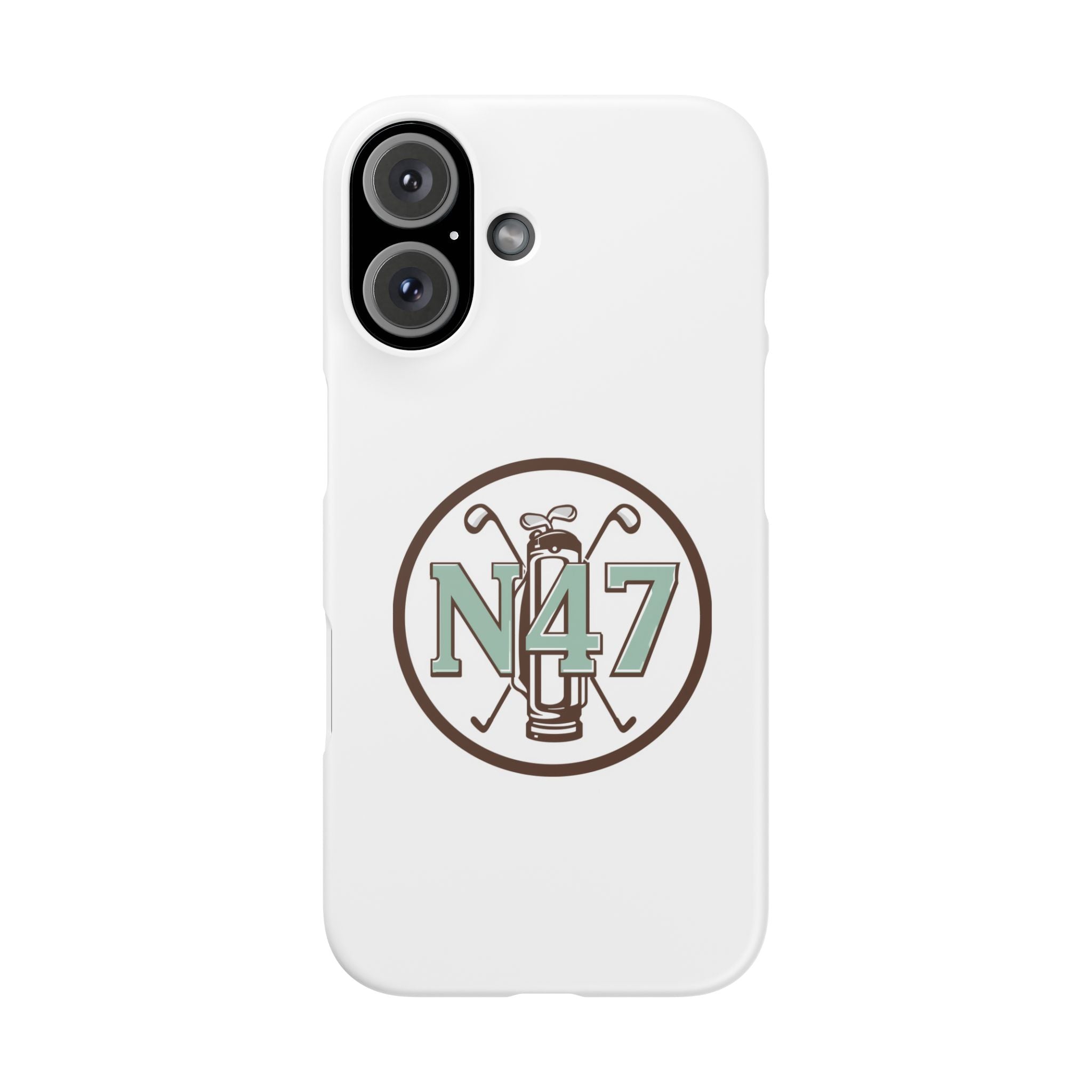 📱 Funda iPhone 16 Golf N47 | Diseño Vintage Bolsa de Golf Premium