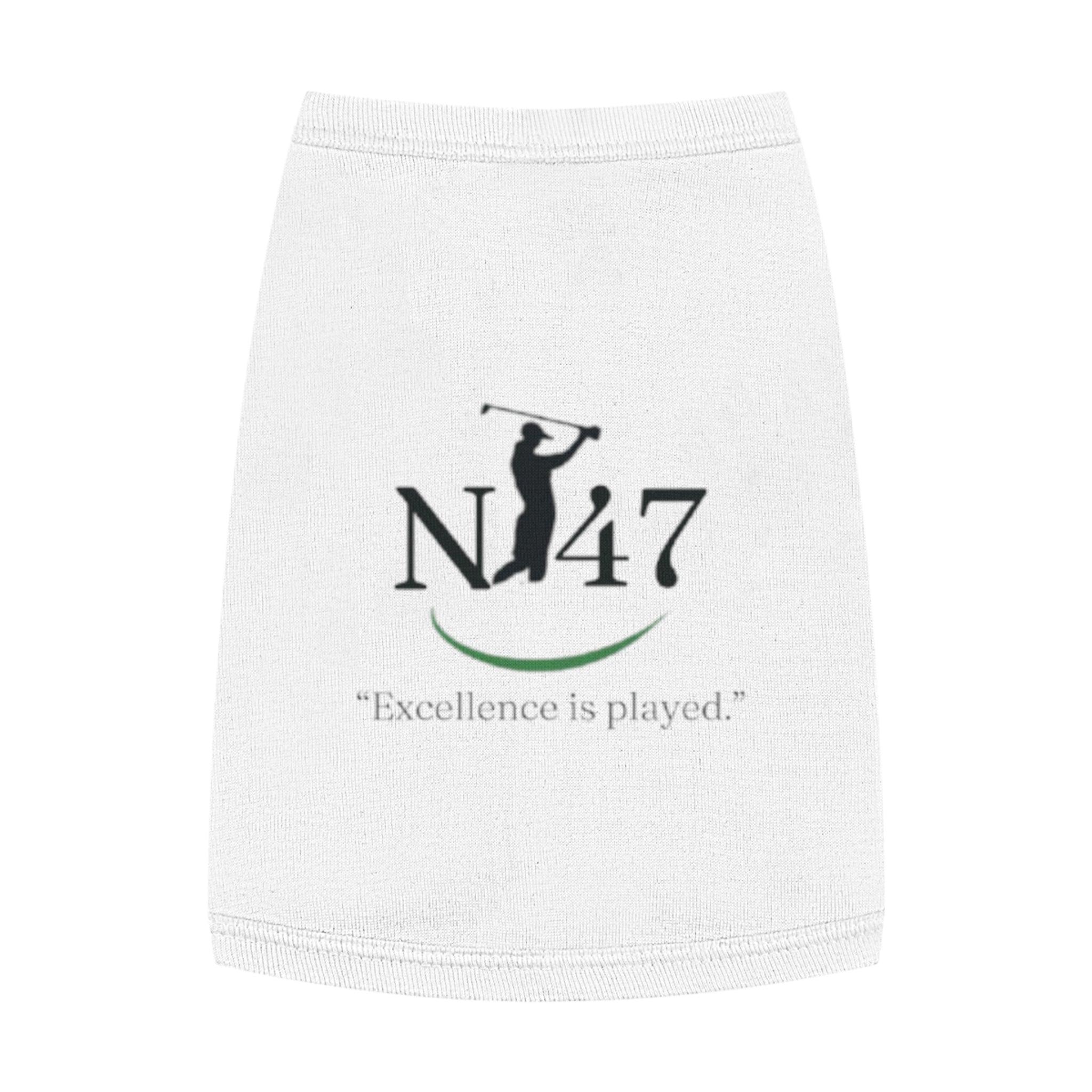 🐾 Camiseta Golf para Perro N47 | "Excellence is Played" Diseño Premium